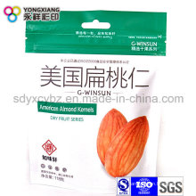 Snack Food Stand up Zipper Plastic Packaging Bag for Nuts/Dried Fruit